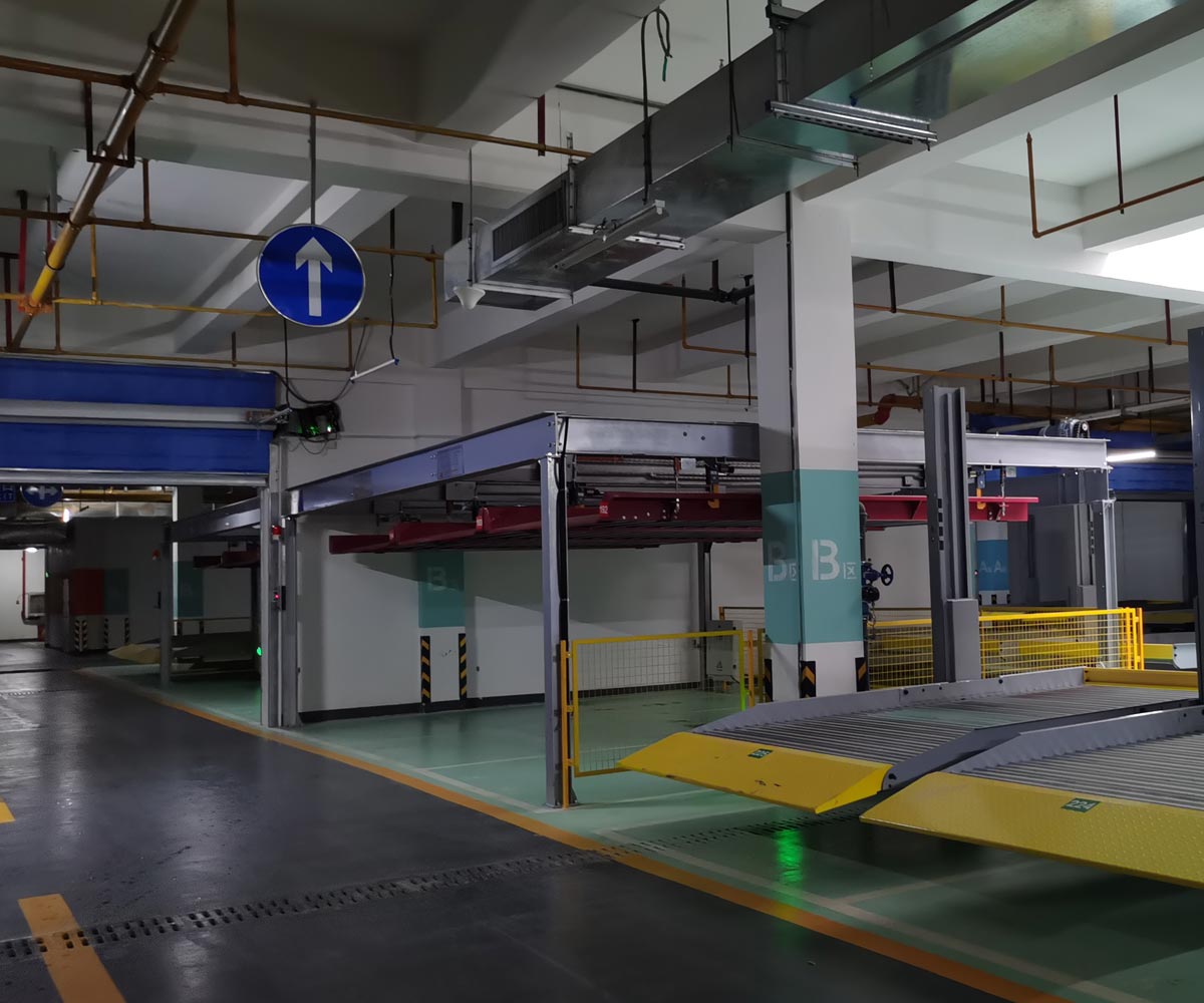 廣西四柱簡易升降機械車庫